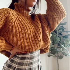 Knit oversized sweater